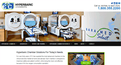 Desktop Screenshot of etchyperbaricchambers.com